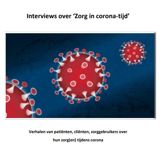 Interviews met inwoners over ‘Zorg in coronatijd’ gebundeld
