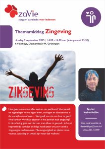 Voorkant flyer Themamiddag Zingeving Groningen